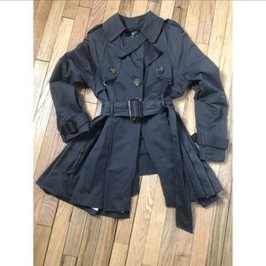 Short Swing Trench Coat